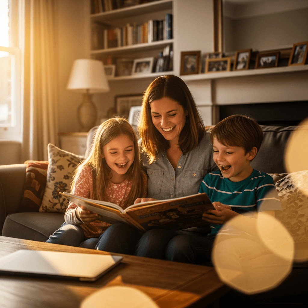Teacher present with family